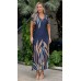 171154 - Vestido Longo Ramany Estampa Folhagem